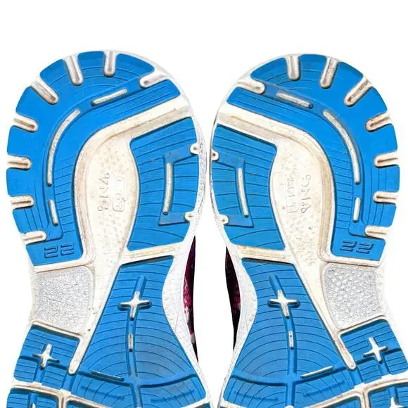 Brooks Women's Adrenaline GTS 22 Cheetah Running Shoes, Comfort Fitness | 10 - Picture 9 of 11